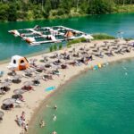 water jump blob jump water park bucuresti outdoor